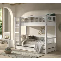 Home Affaire Etagenbett »Buche massiv weiß, Made in Europe,