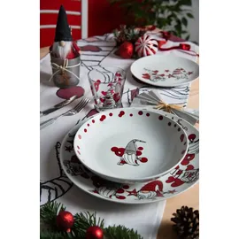 Excelsa Gnome Sweet Home Tellerservice 18-tlg. bunt