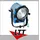 ARRI True Blue T1 Bühnenscheinwerfer 1000W blau-silber