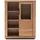 MCA living Greno Kombi-Highboard 112 x 142 x 40 cm Beige / Braun
