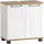 Schildmeyer Waschtischunterschrank Jelda 59,8 x 62,4 x 32,6 cm Weiß/Eiche