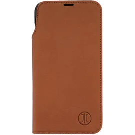 JT Berlin iPhone 17 Pro Max Echtleder BookCase cognac