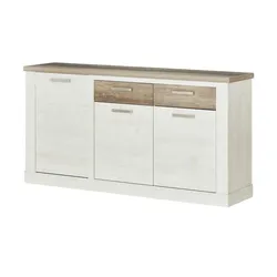 Sideboard  Viareggio , weiß , Maße (cm): B: 173,9 H: 90,3 T: 41,3