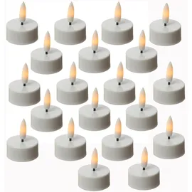 441 LED Teelichter 3,8 cm 20 St. weiß