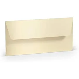 RÖSSLER 50 Stück Rössler Designbriefumschlag Paperado 164002303, Din Lang, nassklebend, 120g, candle light 4014969557044 Rössler