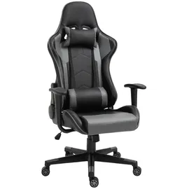 Vinsetto Ergonomischer Bürostuhl Kunstleder Schwarz