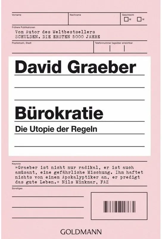 Bürokratie - David Graeber, Taschenbuch