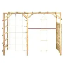 vidaXL Klettergerüst 240 x 100 x 170 cm Imprägniertes Kiefernholz