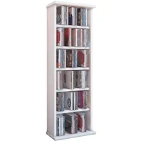VCM Standregal 40 x 30 x 180 cm Weiß