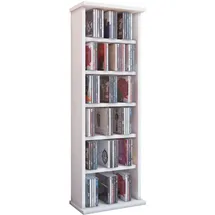 VCM Standregal 40 x 30 x 180 cm Weiß
