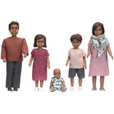 Lundby Puppenhaus Puppen für Familie - Puppenfamilie Nikki - Biegepuppen - Zubehör - Figuren - Maßstab 1:18