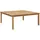 vidaXL Gartentisch 110 x 110 x 45 cm Braun