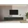 altdecor ELIO Lowboard 300 cm Schwarz/Weiß Holzwerkstoff