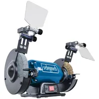 SCHEPPACH Doppelschleifer SM150LB 400 W 2850 U/min K36 LED und Funkenschutz