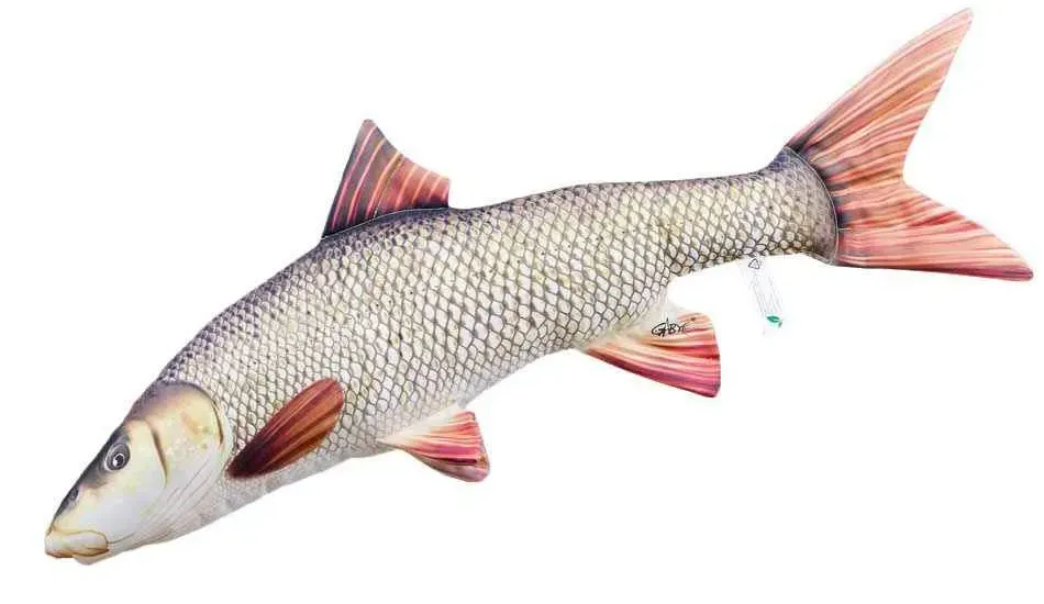 Gaby Das Barbel Medium Kissen - Orange / Gold / Brown - One Size