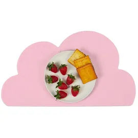 Relaxdays Platzdeckchen für Kinder in Wolkenform Rosa