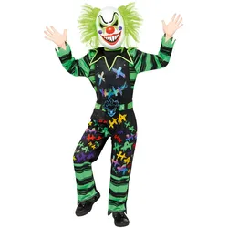 Horror Haha Clown Kostüm für Kinder - Kinder-6-8-Jahre