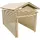 Karibu Garage Stephan 3,38 x 4,89 m beige inkl. Seitenwand