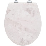 Wenko WC-Sitz White Marble weiß