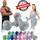 MIWEBA Neopren Gymnastikhanteln 2er-Set 2x 5,0 kg grau