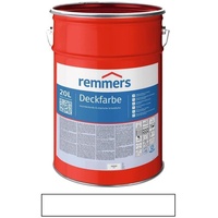 Remmers Deckfarbe Weiß 20 Liter Wetterschutz für Holz und Dachrinnen
