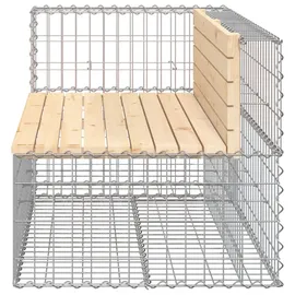 deluke Gabionenbank INO 122 × 71 × 65,5 cm