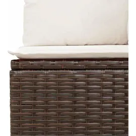 vidaXL Loungeset 5-tlg. braun
