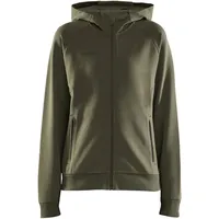 Craft Core Soul Kapuzenjacke Damen Kapuzensweater, grün - XS
