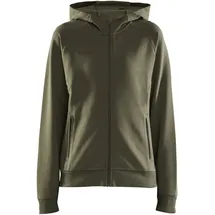 Craft Core Soul Kapuzenjacke Damen Kapuzensweater, grün - XS