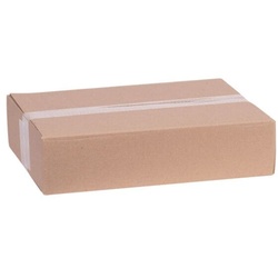 Quali Well Versandkarton »WF1-40-30-10« einwellig 10,49 Liter, 25 Stück braun, 40x10x30 cm