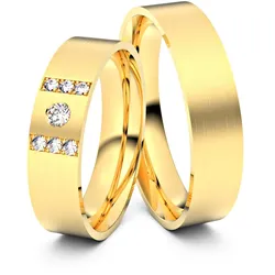 Trauringe L ̧nen 750er Gelbgold - 7428