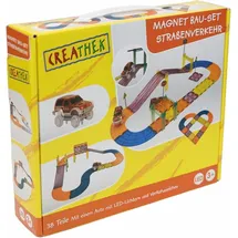 Vedes Creathek Magnetbausteine inklusive Auto, 38 Teile