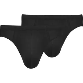 MEY Casual Cotton Slips schwarz 3XL 2er Pack