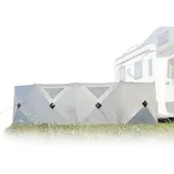 Unikka CrazyQic Pop-up Windschutz – Kompakte, Leichtgewichtige 4-teilige Windschutzwand (500 * 125cm), schnelles Aufstellen, Robustes 210D-Gewebe, ideal für Camping und Outdoor-Aktivitäten