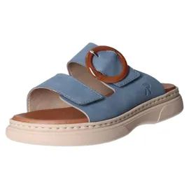 Rieker Bequeme Pantoletten für Damen, blau, 41 EU