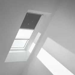 VELUX Verdunkelungs-Rollo Duo DFD C06 4665SWL Kids Mobile, Schiene weiß