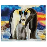 Diamond Dotz Diamond Painting Pinguin Familie