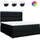 vidaXL Boxspringbett 180 x 200 cm Schwarz