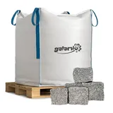 Galamio Granitpflaster 15/17 Gespalten 1000kg Bigbag
