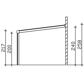 SKANHOLZ Genua 541 x 307 cm anthrazit