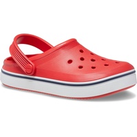 Crocs Crocband Clean Clog T Hausschuh mit geschütztem Zehenbereich rot