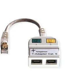 TELEGÄRTNER T-Adapter, Ausgang auf 10Base-T/ISDN