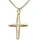 FIRETTI Kreuzanhänger Schmuck Geschenk Gold 333