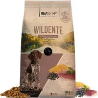 REAVET Natur Hundefutter Trocken Ente 12kg – 100% Natürlich Trockenfutter Hund, Getreidefrei für Allergiker, Hunde Trockenfutter, Natur ohne Ch...