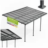 Juskys Terrassendach Borneo 500 x 300 cm dunkelgrau