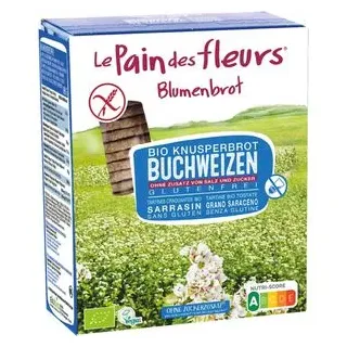 Blumenbrot Knusperbrot Buchweizen ohne Zusatz von Salz & Zucker bio