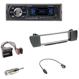 Caliber DAB+ BT USB Radio + Adapter + Blende für BMW Z4 (E85) 03/03-08/08 E86