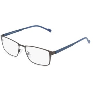 Titanflex 820755 Herren-Brille inkl. Gläser Vollrand Eckig Titanflex-Gestell 53mm/17mm/145mm, grau