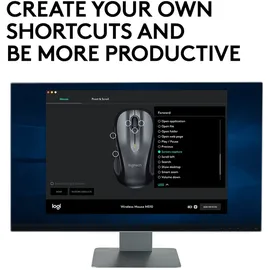 Logitech M510 Wireless Mouse schwarz (910-001826)