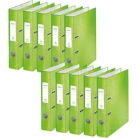 Leitz Qualitäts-Ordner 180°, 10er Pack, A4, schmal, 5,2 cm